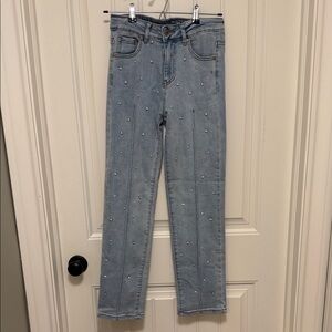 Rina Rossi Light Blue Straight Leg Jeans